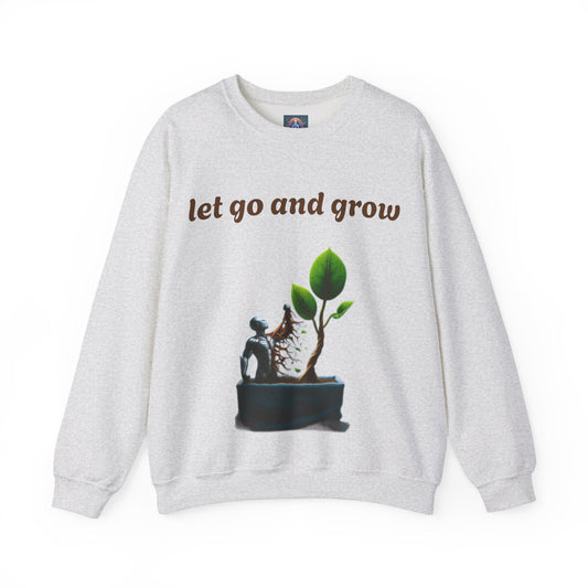Growth Mindset Crewneck Sweatshirt - Let Go and Grow